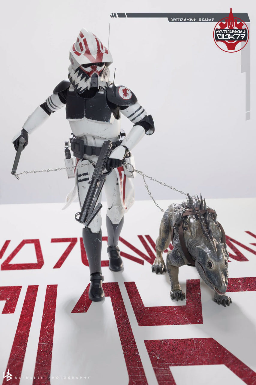 READY🔥Hot Toys TMS167 Star Wars: The Clone Wars - Sergeant Hound 1/6th Scale Collectible Figure