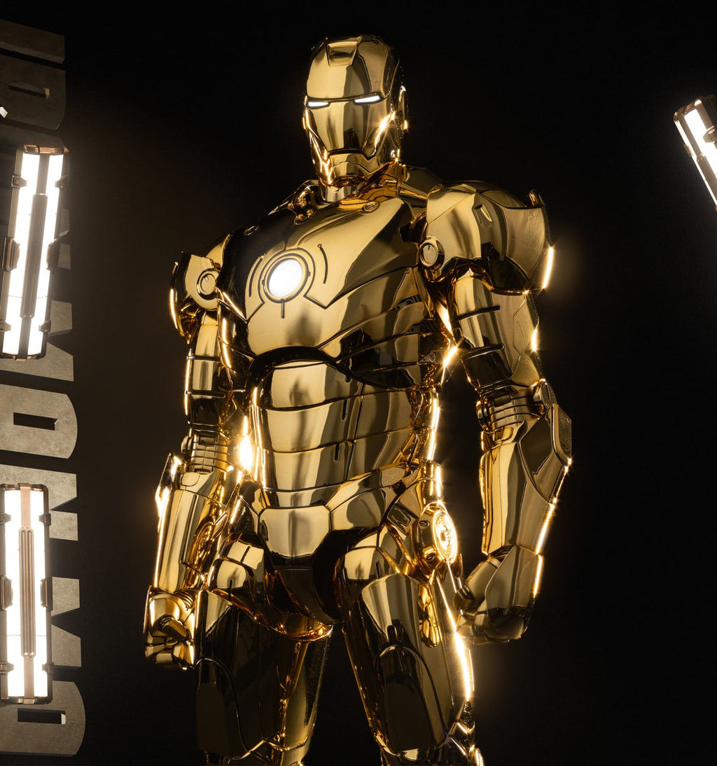 READY🔥Hot Toys MMS764D69 Iron Man Mark III (Golden Color Version) 1/6th scale Collectible Figure
