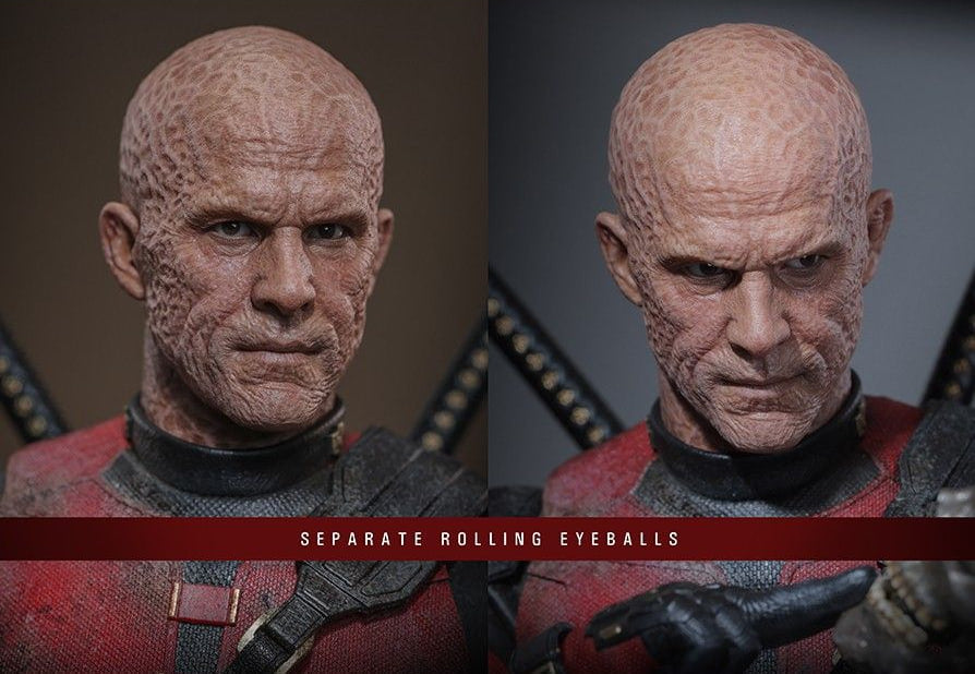 READY🔥Hot Toys MMS782 Deadpool & Wolverine 1/6th scale Deadpool (Battling Version) Collectible Figure