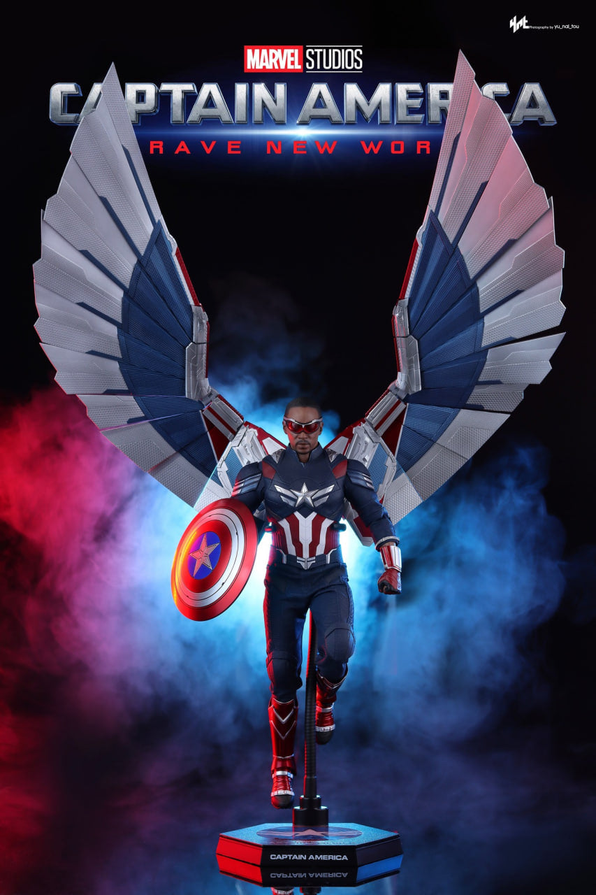 READY🔥Hot Toys MMS779 Captain America: Brave New World 1/6th Scale Captain America Collectible Figure