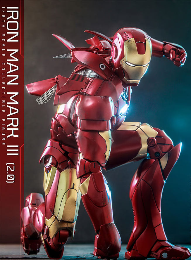 READY🔥Hot Toys MMS664D48B Ironman Mark 3 (2.0) 1/6 Scale Collectible Figure Special Edition with Bonus Part