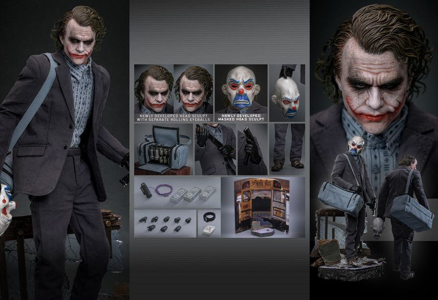 Preorder🔥Hot Toys DX50B The Dark Knight Trilogy The Joker (Bank Robber Version) 1/6th scale Collectible Figure Special Edition