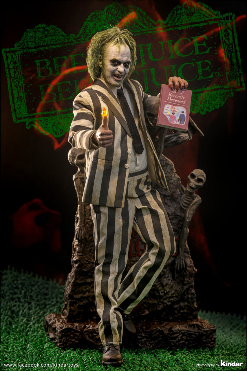 READY🔥Hot Toys MMS767 Beetlejuice 1/6th scale Beetlejuice Collectible Figure