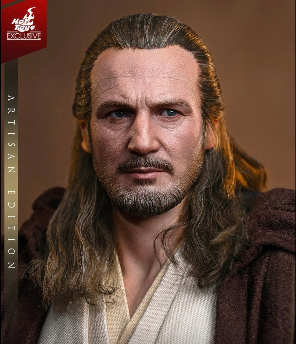 Preorder🔥Hot Toys MMS881AE Star Wars: The Phantom Menace 1/6th scale Qui-Gon Jinn (Artisan Edition) [Hot Toys Exclusive] 】