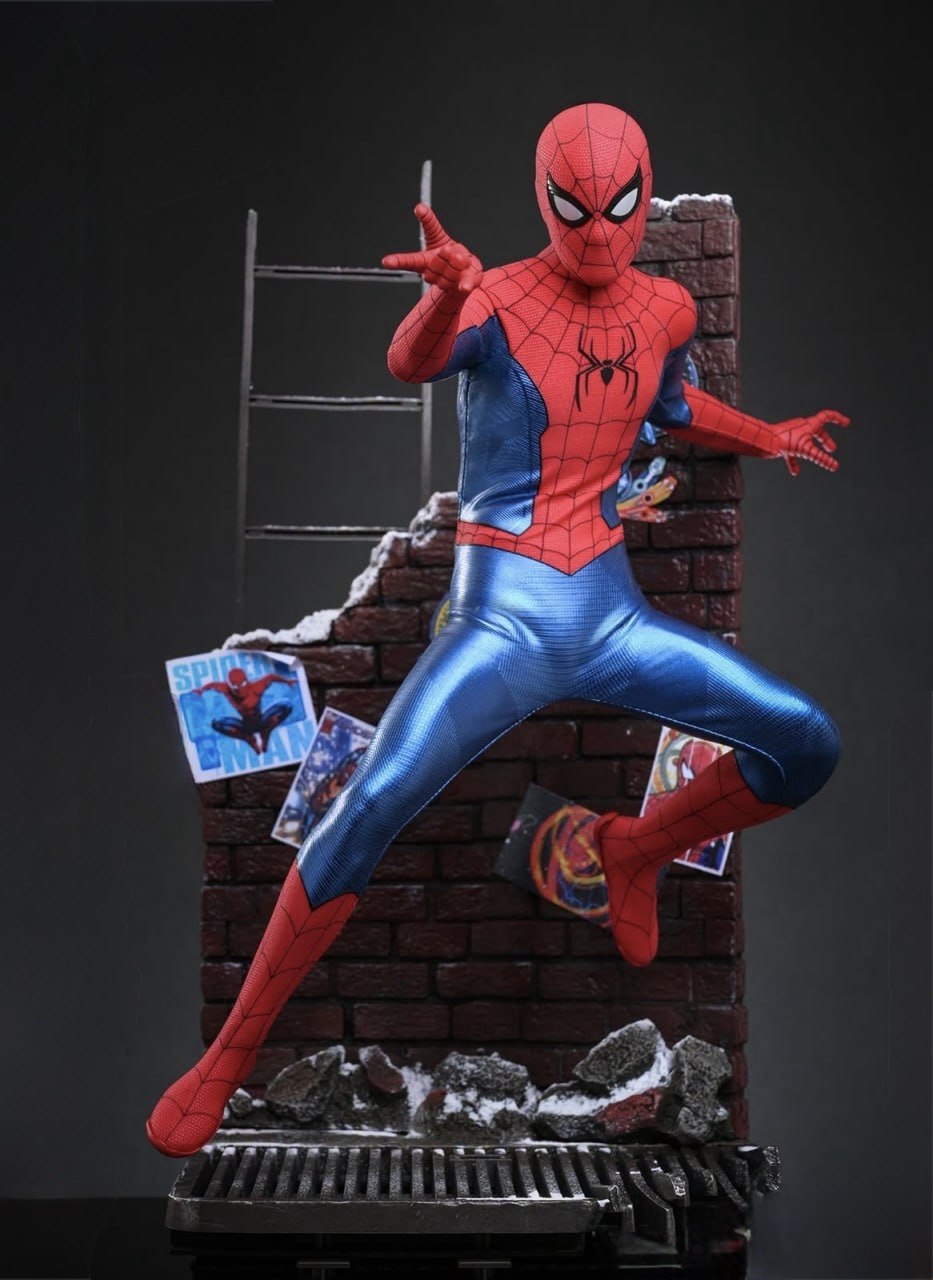 Preorder🔥Hot Toys MMS922 Spider-Man: No Way Home - Spider-Man (Final Swing Suit) (Deluxe Version) [Hot Toys Exclusive]