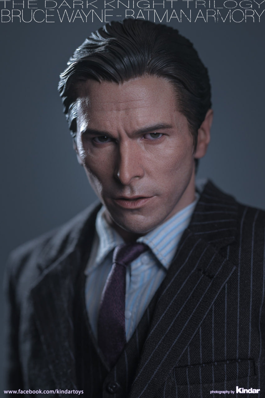 READY🔥Hot Toys MMS750 Batman The Dark Knight - 1/6th scale Batman Armory with Bruce Wayne (2.0) Collectible Set