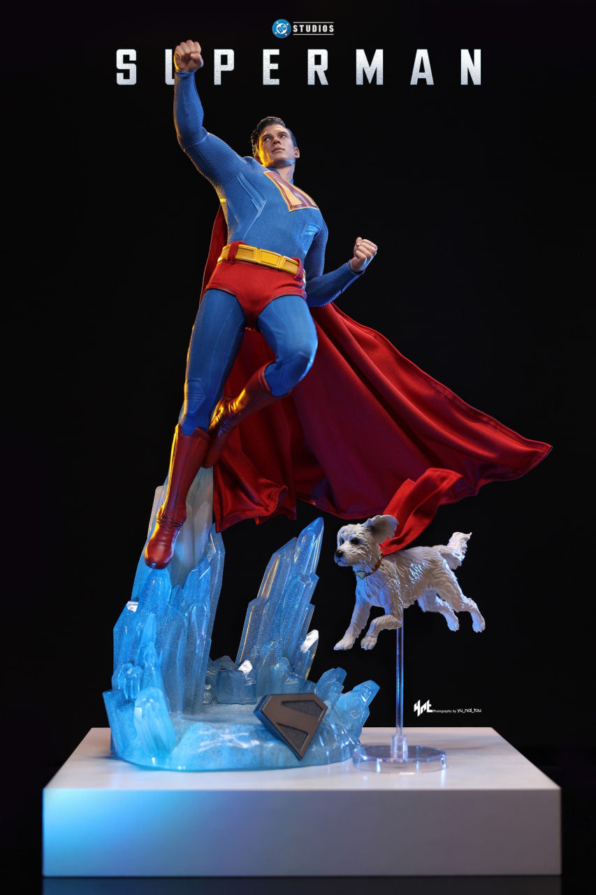 READY🔥Hot Toys MMS812 Superman 1/6th Scale Superman & Krypto Collectible Set