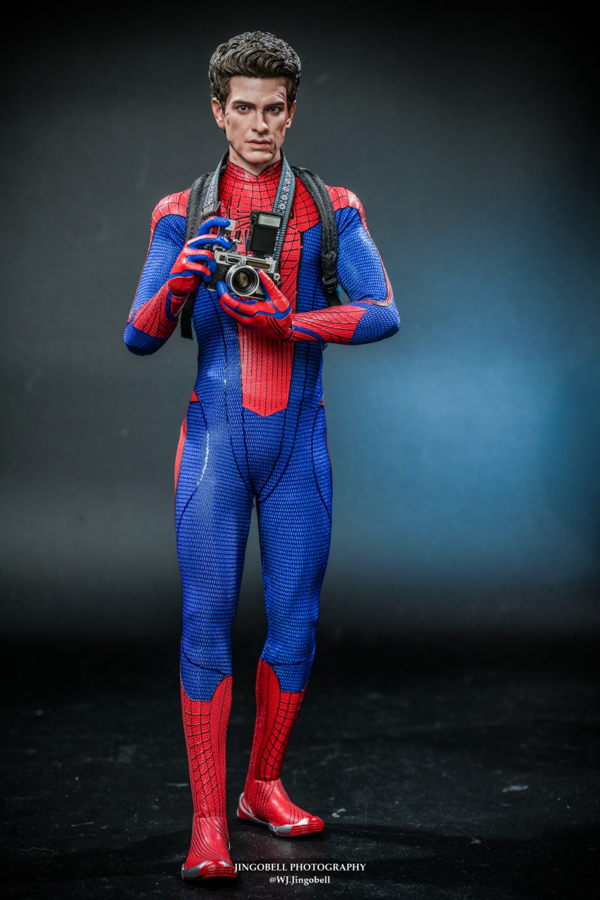 READY🔥Hot Toys MMS771B The Amazing Spider-Man 1/6th Scale The Amazing Spider-Man Collectible Figure (Special Edition) & Collector edition