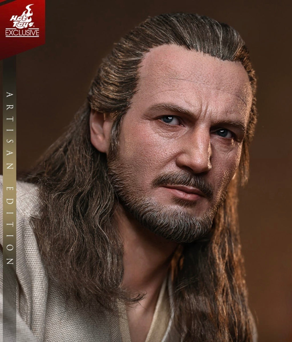 Preorder🔥Hot Toys MMS881AE Star Wars: The Phantom Menace 1/6th scale Qui-Gon Jinn (Artisan Edition) [Hot Toys Exclusive] 】