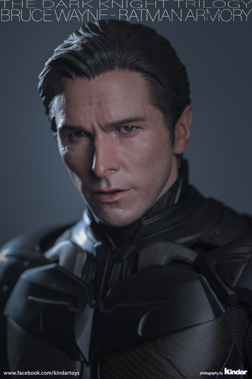 READY🔥Hot Toys MMS750 Batman The Dark Knight - 1/6th scale Batman Armory with Bruce Wayne (2.0) Collectible Set