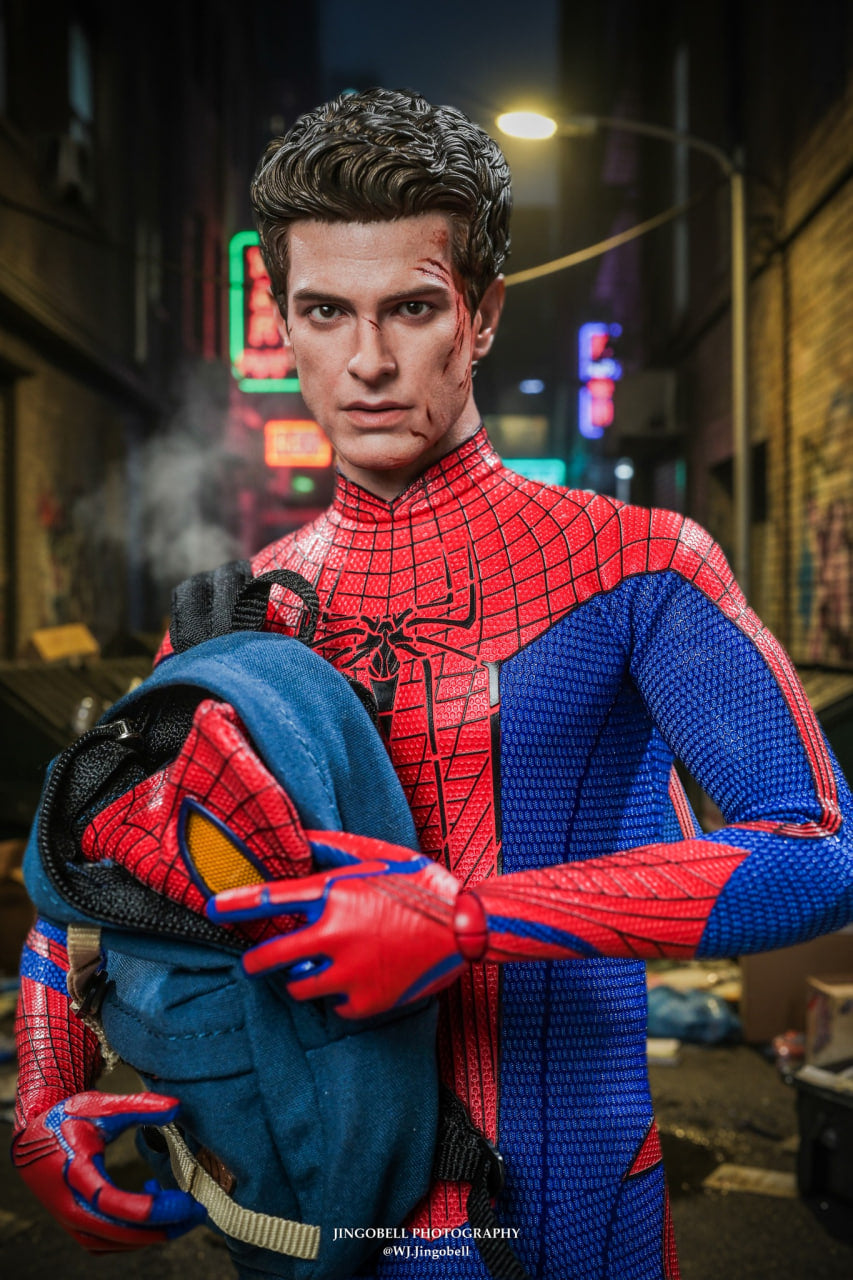 READY🔥Hot Toys MMS771B The Amazing Spider-Man 1/6th Scale The Amazing Spider-Man Collectible Figure (Special Edition) & Collector edition