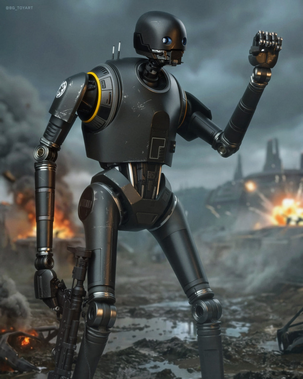 READY🔥Hot Toys TMS156 Star Wars: Andor 1/6th scale K-2SO Collectible Figure