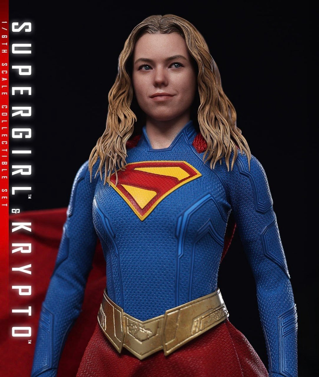 Preorder🔥Hot Toys MMS869 Supergirl - Supergirl & Krypto 1/6th scale Collectible Set