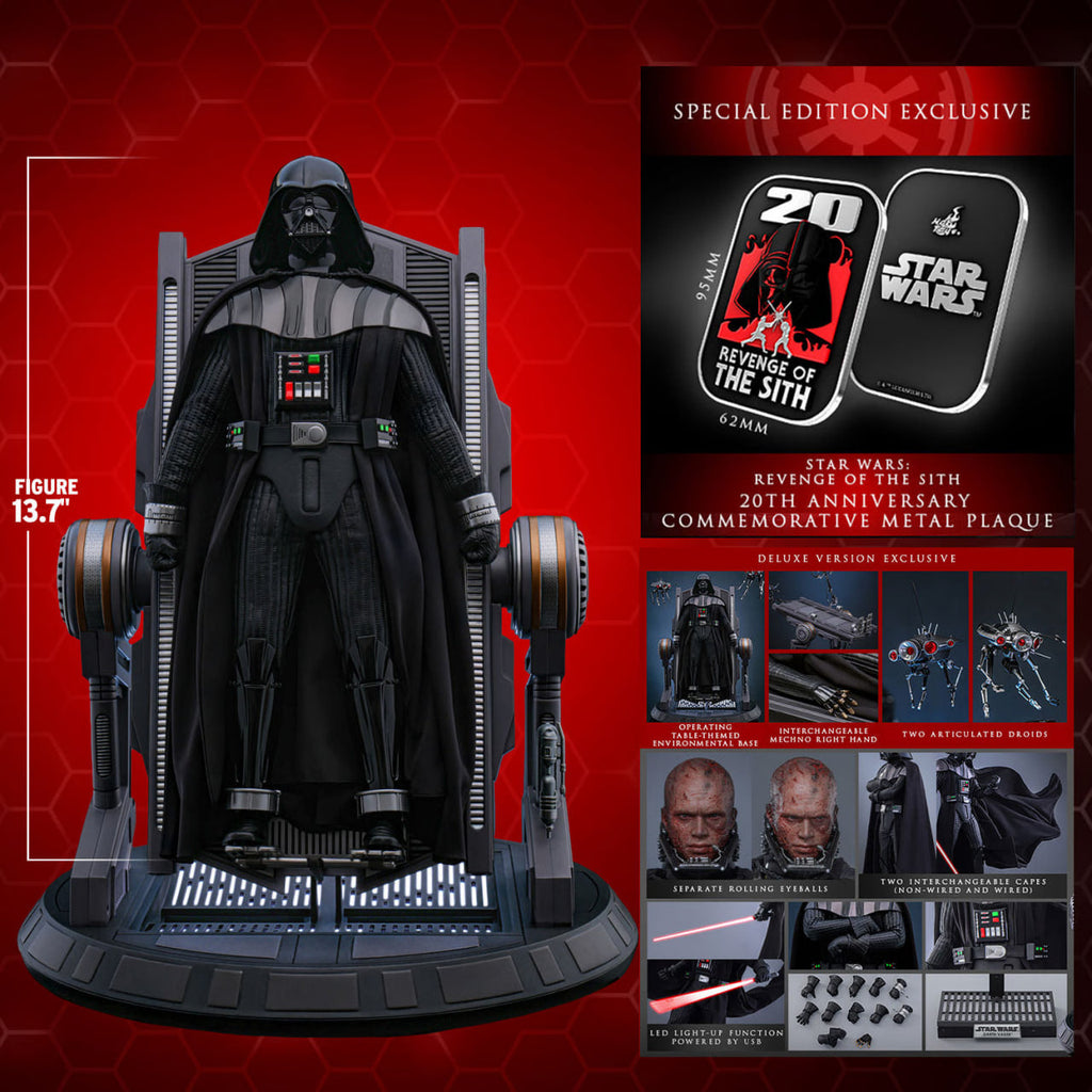 Preorder🔥Hot Toys MMS811B Star Wars: Revenge of the Sith 1/6th scale Darth Vader Collectible Figure (Deluxe Version) (Special Edition)