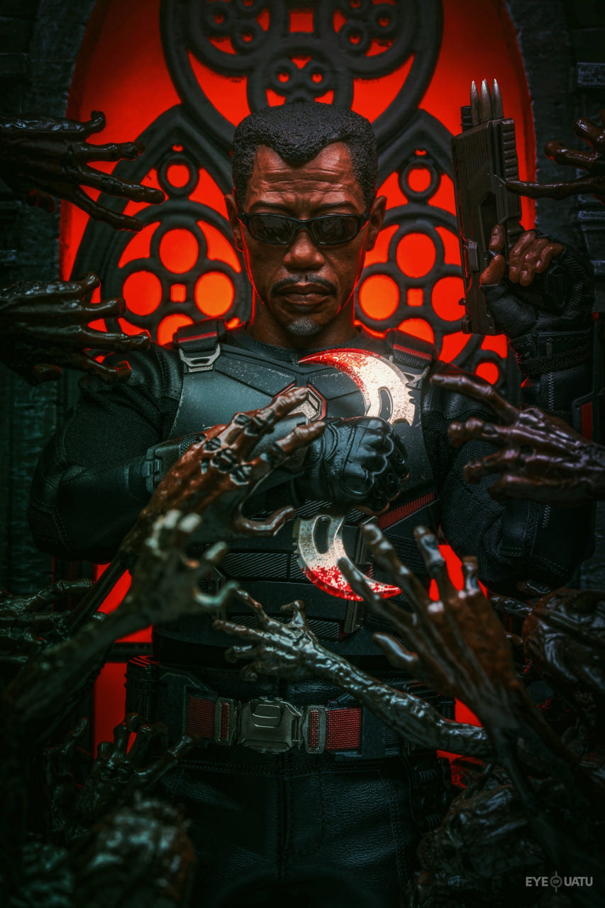 READY🔥Hot Toys MMS791B Deadpool & Wolverine 1/6th Scale Blade Collectible Figure (First Edition)