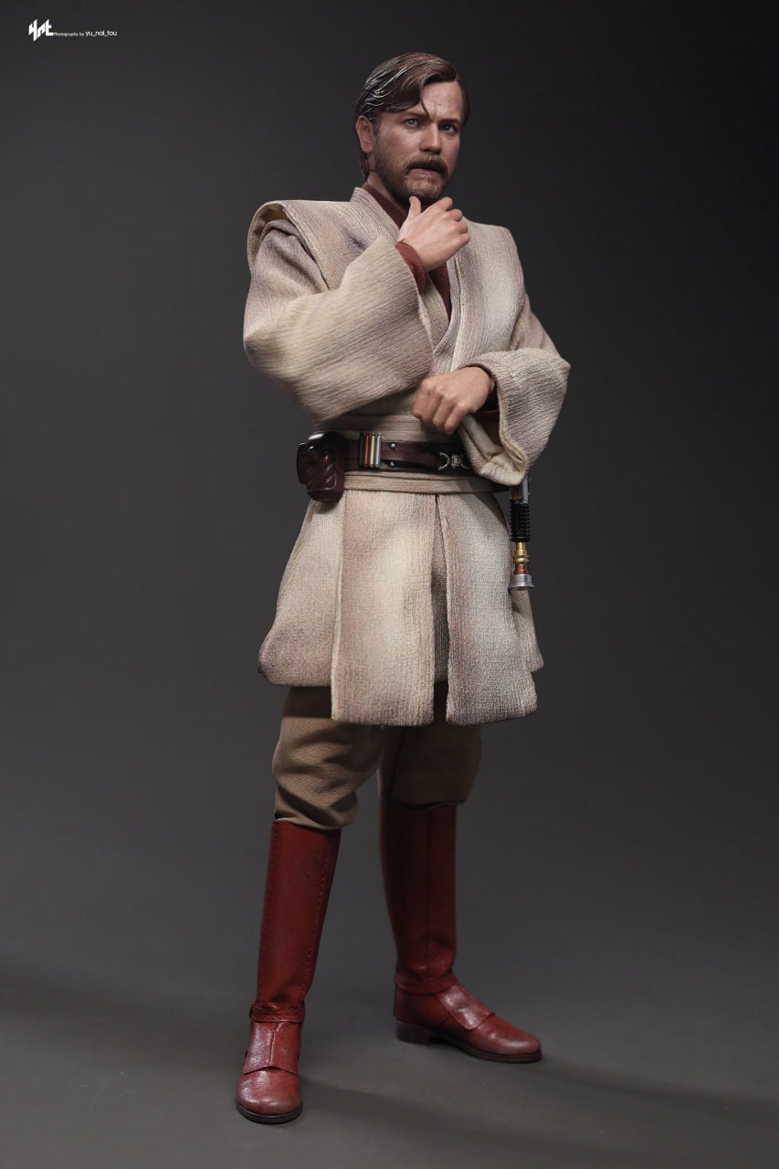 READY🔥Hot Toys MMS843 Star Wars: Revenge Of The Sith - Obi-Wan Kenobi (Mustafar) 1/6th Scale Collectible Figure