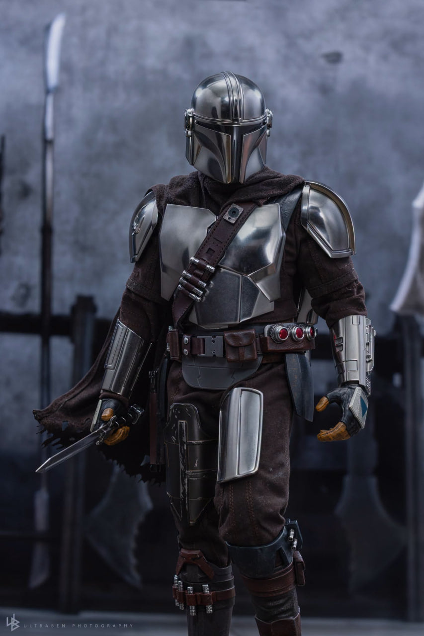 READY🔥Hot Toys MMS872 Star Wars: The Mandalorian & Grogu - The Mandalorian & Grogu Collectible Set (Deluxe Version)