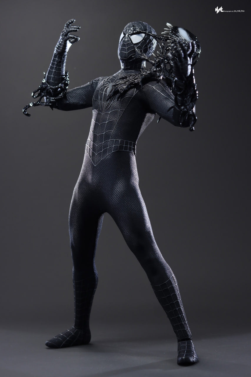 READY🔥Hot Toys MMS728B Spider-Man 3 Spiderman (Black Suit) (Deluxe Version) Special Edition 1/6th Scale Collectible Figure