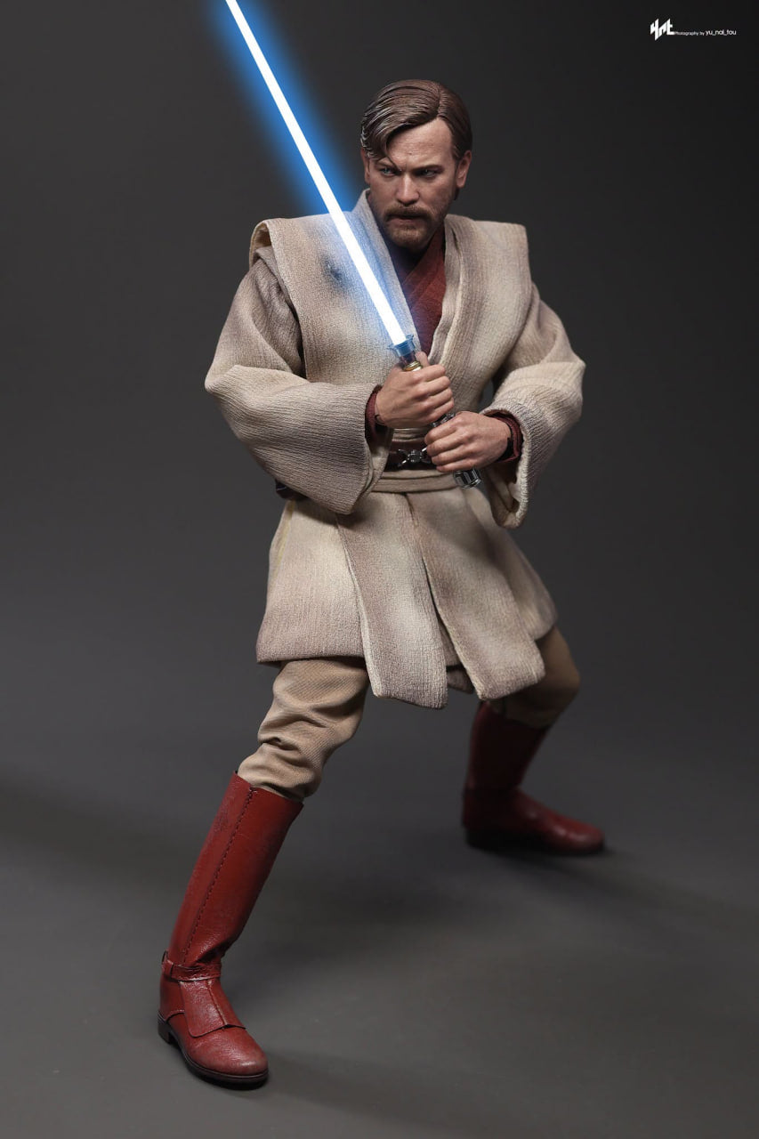 READY🔥Hot Toys MMS843 Star Wars: Revenge Of The Sith - Obi-Wan Kenobi (Mustafar) 1/6th Scale Collectible Figure