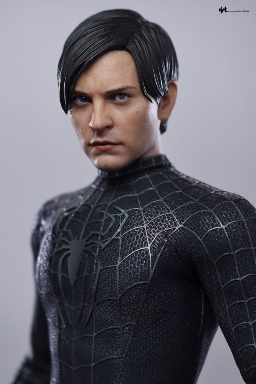READY🔥Hot Toys MMS728B Spider-Man 3 Spiderman (Black Suit) (Deluxe Version) Special Edition 1/6th Scale Collectible Figure