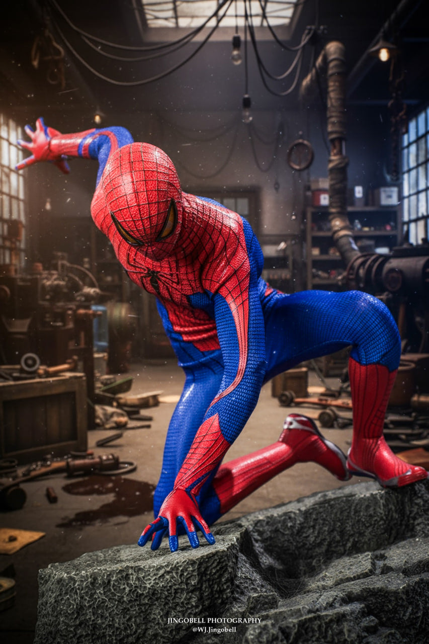 READY🔥Hot Toys MMS771B The Amazing Spider-Man 1/6th Scale The Amazing Spider-Man Collectible Figure (Special Edition) & Collector edition
