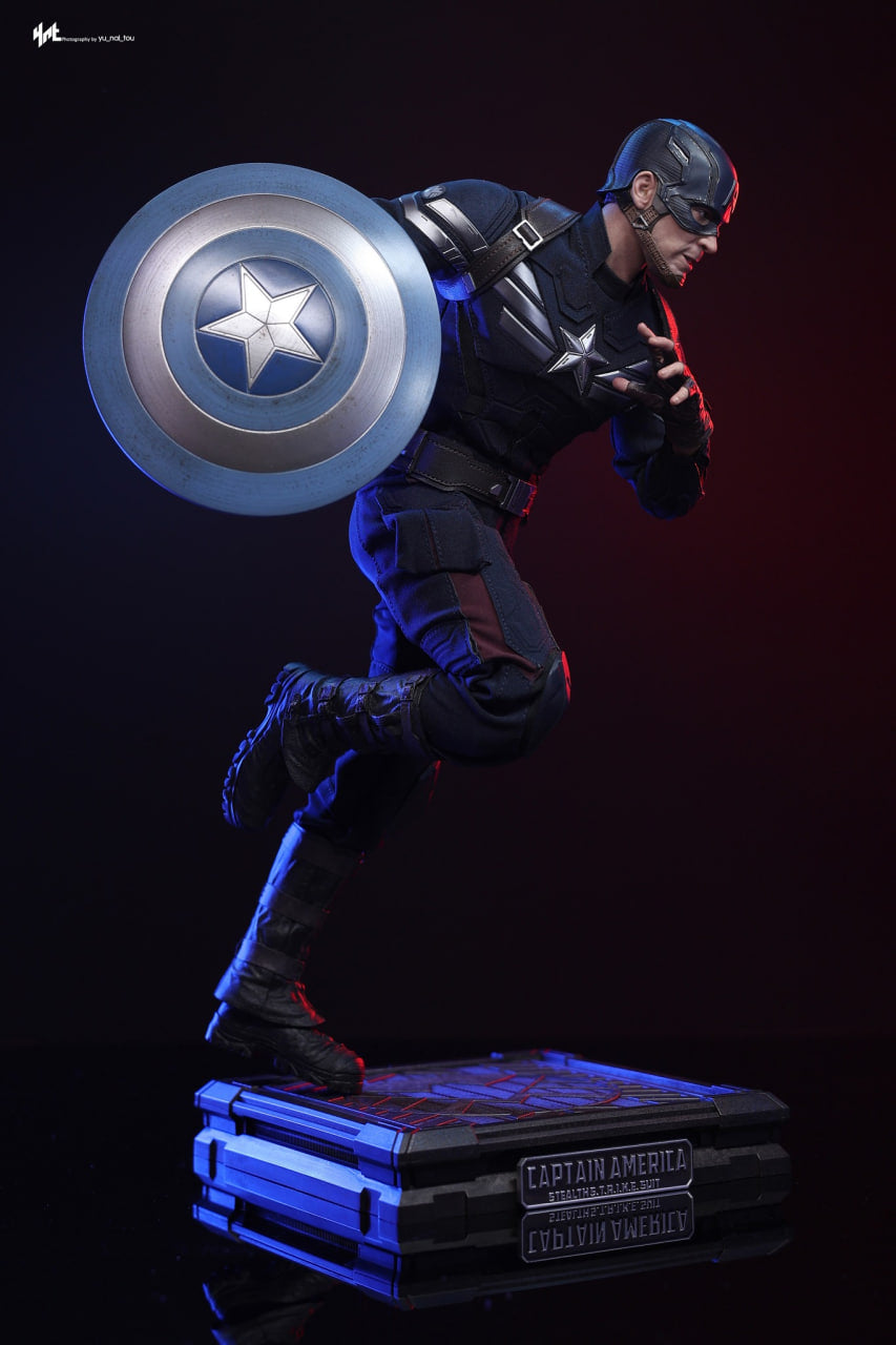READY🔥Hot Toys MMS783 Captain America: The Winter Soldier 1/6th scale Captain America (Stealth S.T.R.I.K.E. Suit) 2.0 Collectible Figure