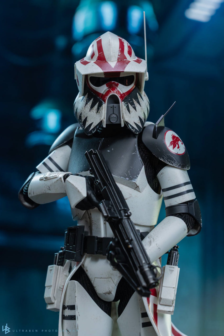 READY🔥Hot Toys TMS167 Star Wars: The Clone Wars - Sergeant Hound 1/6th Scale Collectible Figure