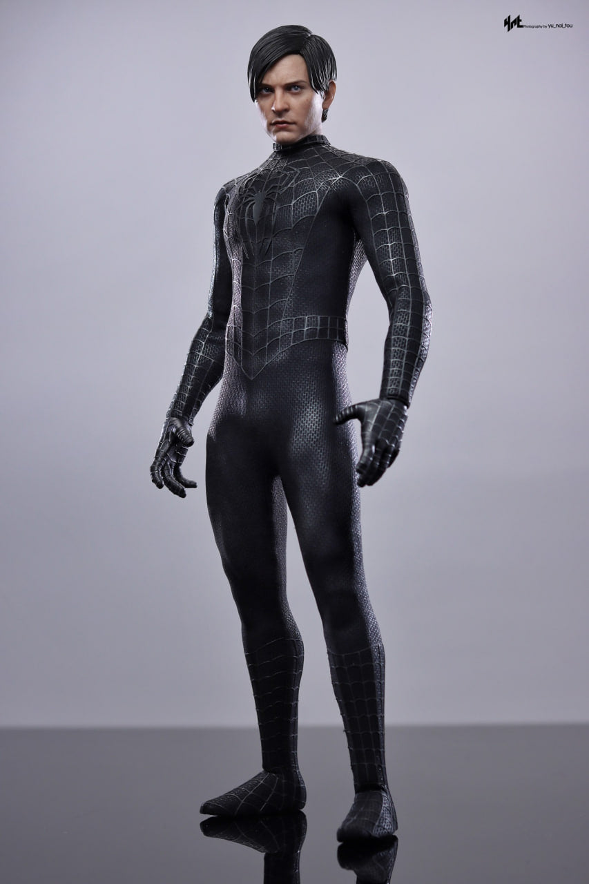 READY🔥Hot Toys MMS728B Spider-Man 3 Spiderman (Black Suit) (Deluxe Version) Special Edition 1/6th Scale Collectible Figure