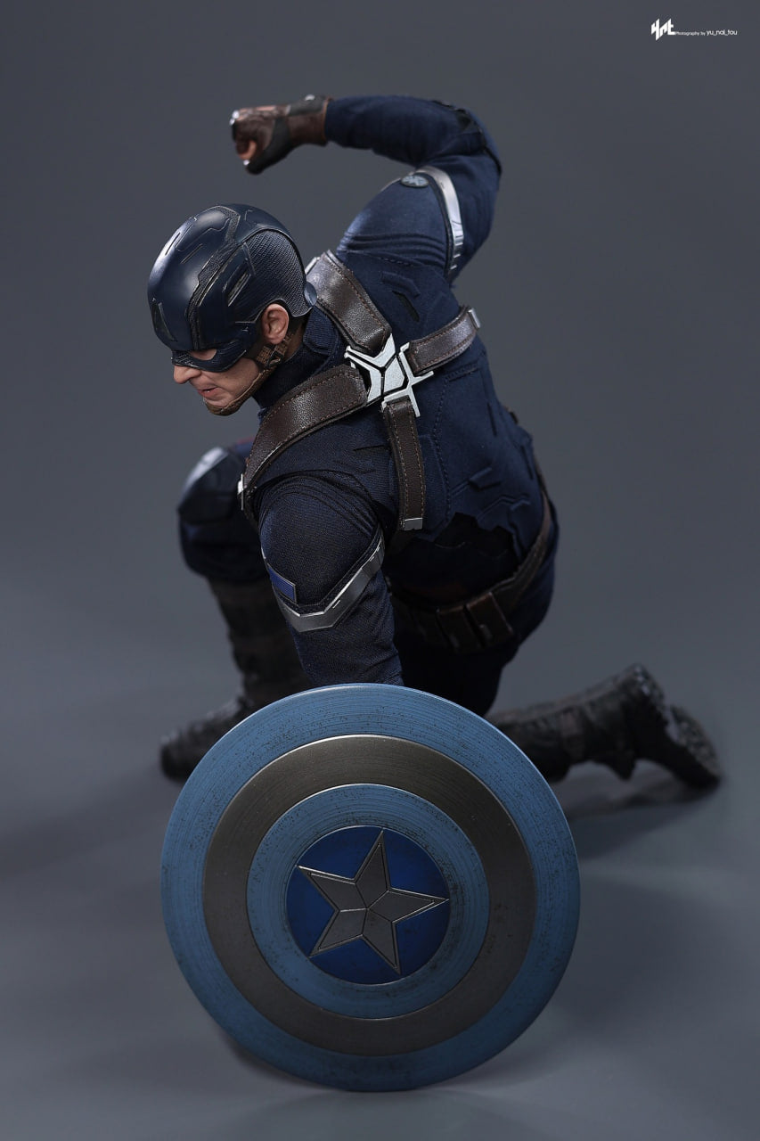 READY🔥Hot Toys MMS783 Captain America: The Winter Soldier 1/6th scale Captain America (Stealth S.T.R.I.K.E. Suit) 2.0 Collectible Figure