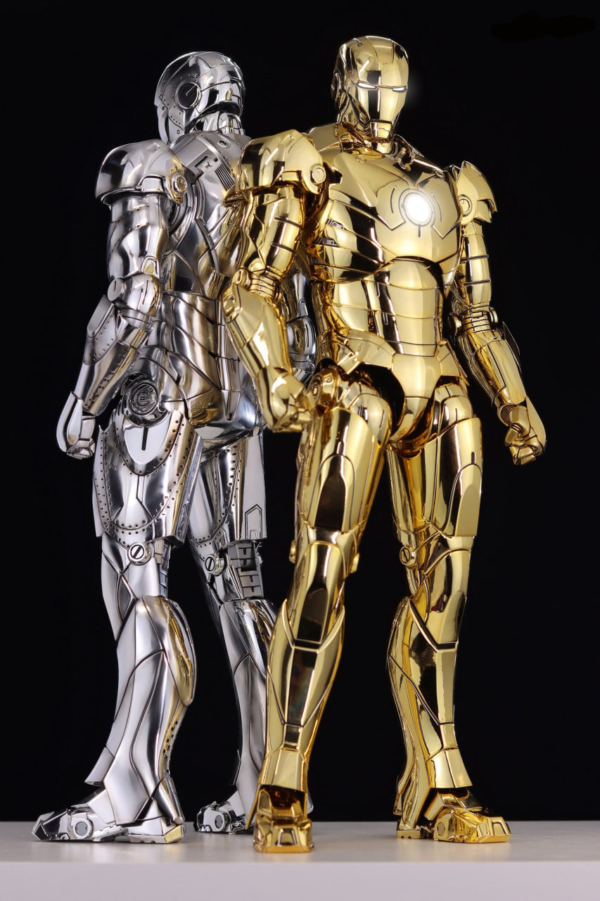 READY🔥Hot Toys MMS764D69 Iron Man Mark III (Golden Color Version) 1/6th scale Collectible Figure