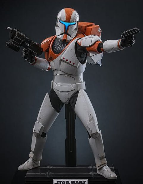 READY🔥Hot Toys TMS151 Star Wars: The Clone Wars™ Clone Commando Boss 1/6th scale Collectible Figure