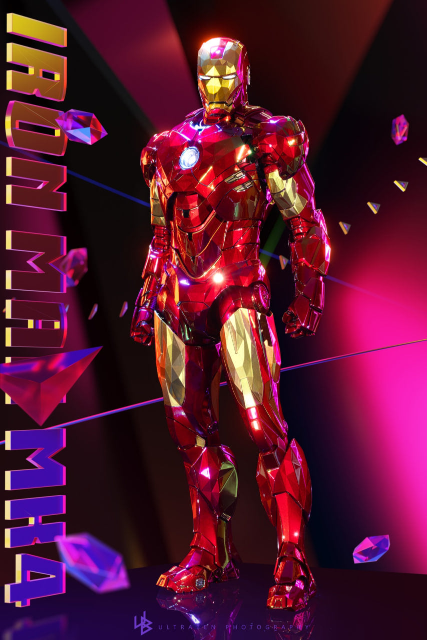 READY🔥Hot Toys MMS792D70 Iron Man 2: 1/6th scale Iron Man Mark IV (Fractal Armor) Collectible Figure Limited Edition [Hot Toys Exclusive]