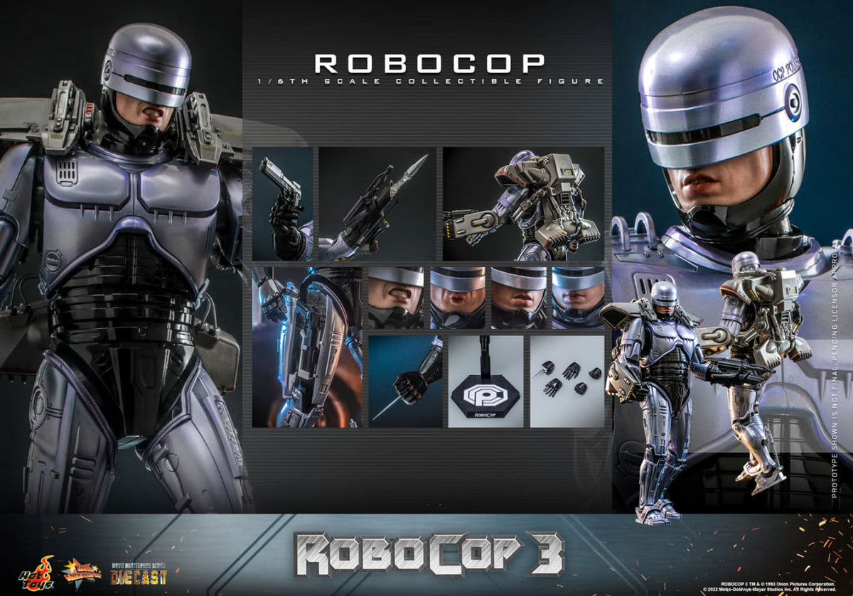 READY🔥Hot Toys MMS669D49 MMS669D49B RoboCop 3 1/6 RoboCop
