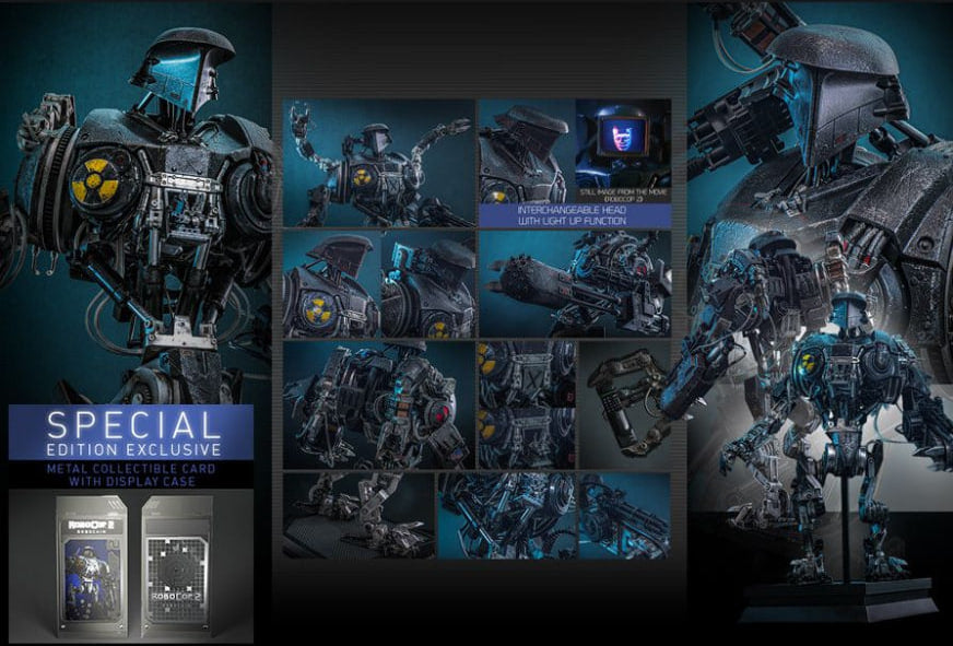 Preorder🔥Hot Toys MMS828B RoboCop 2 1/6th scale RoboCain Collectible Figure Special Edition