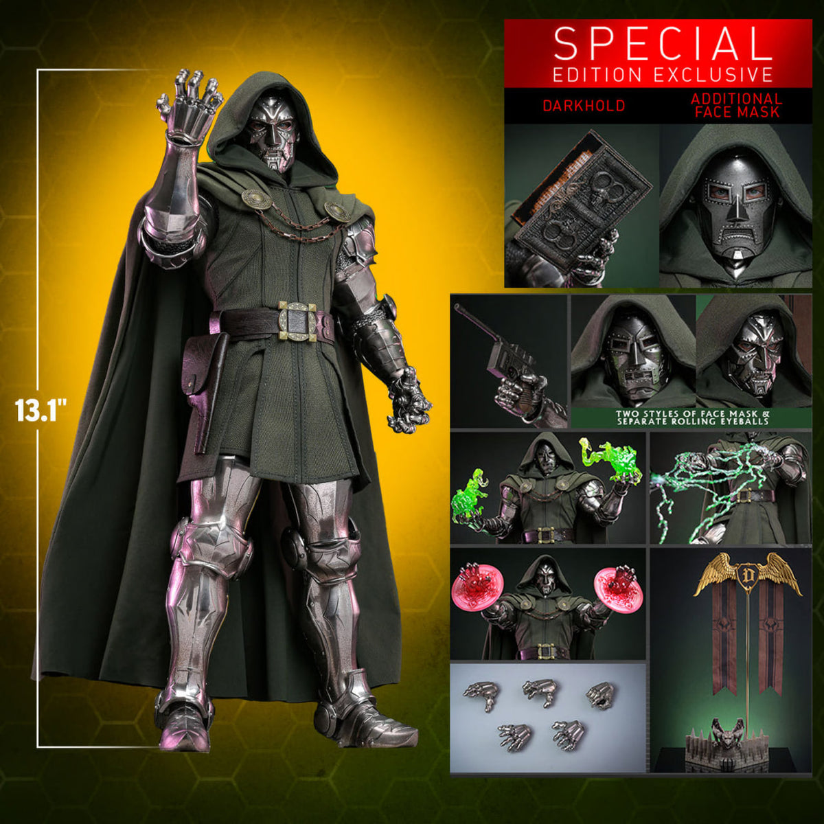 READY🔥Hot Toys CMS022B CMS022 Marvel Comics 1/6th Scale Doctor Doom Collectible Figure Special Edition