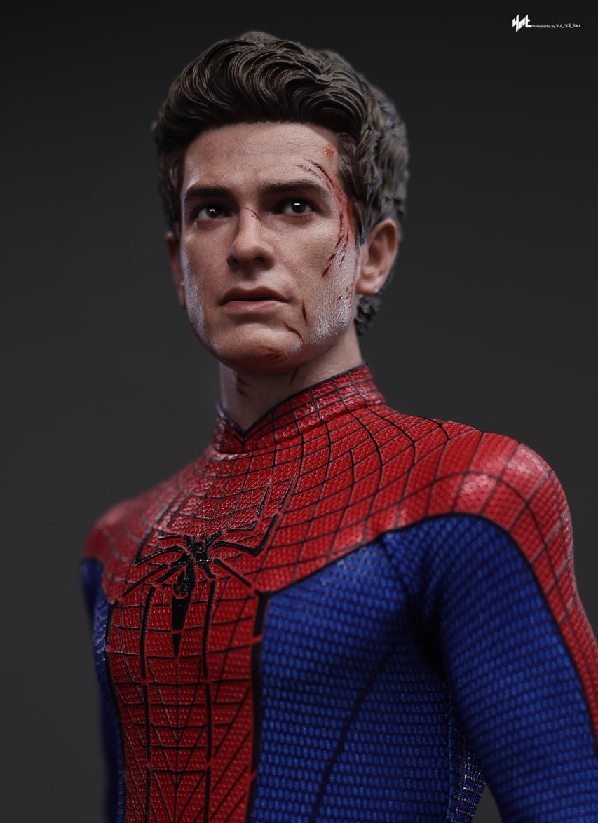 READY🔥Hot Toys MMS771B The Amazing Spider-Man 1/6th Scale The Amazing Spider-Man Collectible Figure (Special Edition) & Collector edition