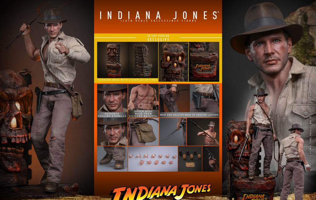 Preorder🔥Hot Toys MMS861 Indiana Jones And the Temple of Doom Indiana Jones (Deluxe Version) 1/6th scale Collectible Figure