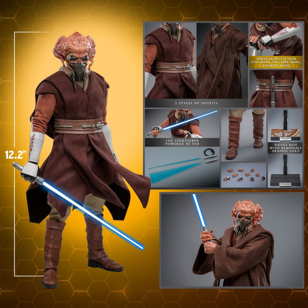 READY🔥Hot Toys MMS785 Star Wars: Episode III Revenge of the Sith 1/6th scale Plo Koon Collectible Figure