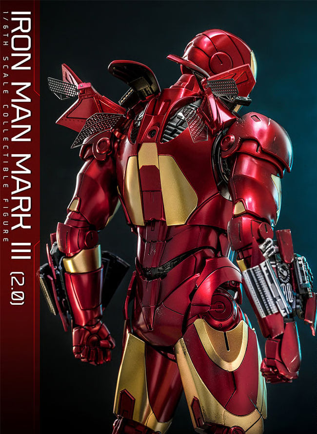 READY🔥Hot Toys MMS664D48B Ironman Mark 3 (2.0) 1/6 Scale Collectible Figure Special Edition with Bonus Part