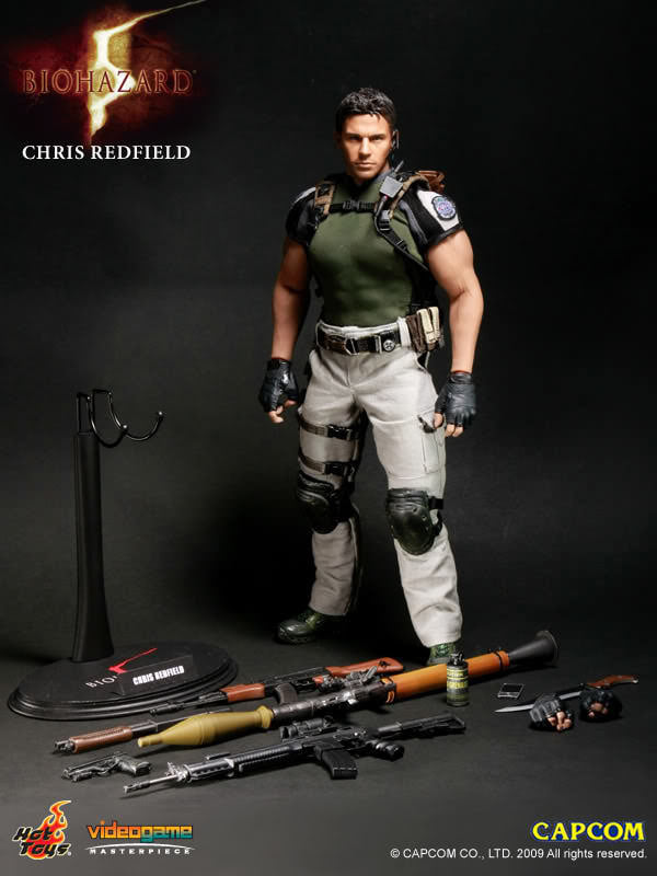 READY🔥Hot Toys 1/6 Scale VGM06 Resident Evil Biohazard 5 Chris Redfield (BSAA Version) Action Figure Non-refundable