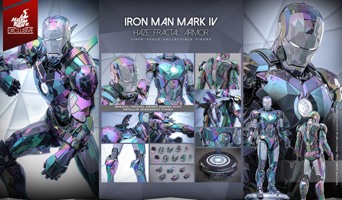 READY🔥Hot Toys MMS855D79 Iron Man 2 Iron Man Mark IV (Haze Fractal Armor) 1/6th scale Collectible Figure [Hot Toys Exclusive]