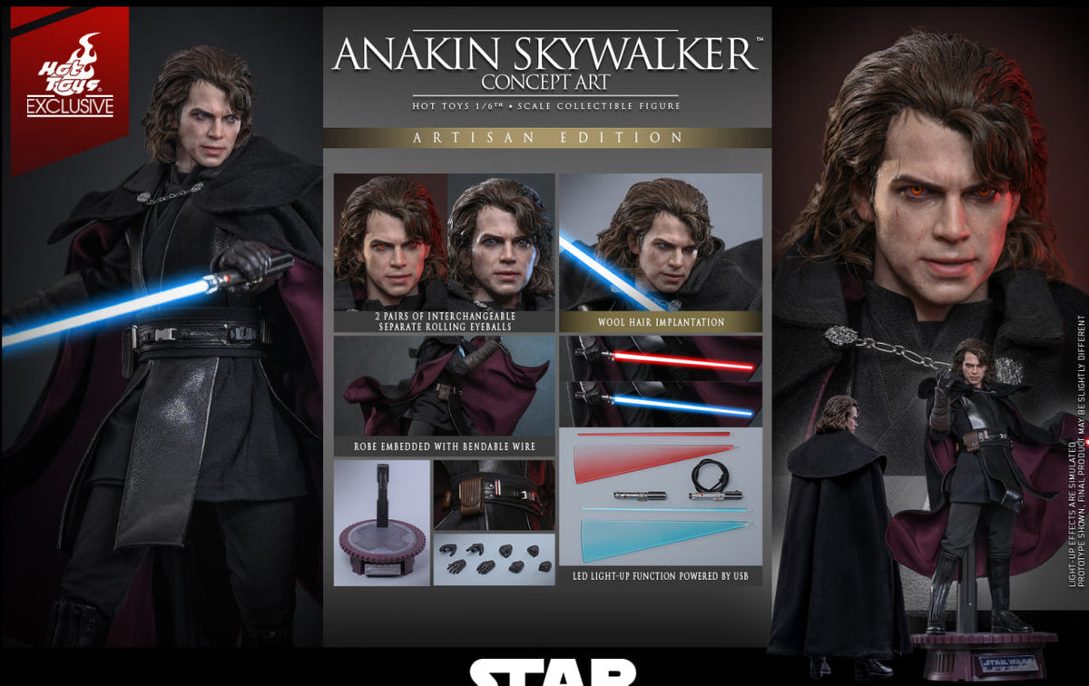 Preorder🔥Hot Toys MMS882AE Star Wars: Revenge Of The Sith 1/6th scale Anakin Skywalker (Concept Art) (Artisan Edition) [Hot Toys Exclusive] 】