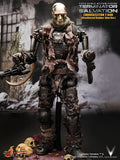 READY🔥Hot Toys MMS104 Terminator : Salvation T-600 Endoskeleton (Weathered Rubber Skin) 1/6th Scale Collectible Figure - Non-refundable