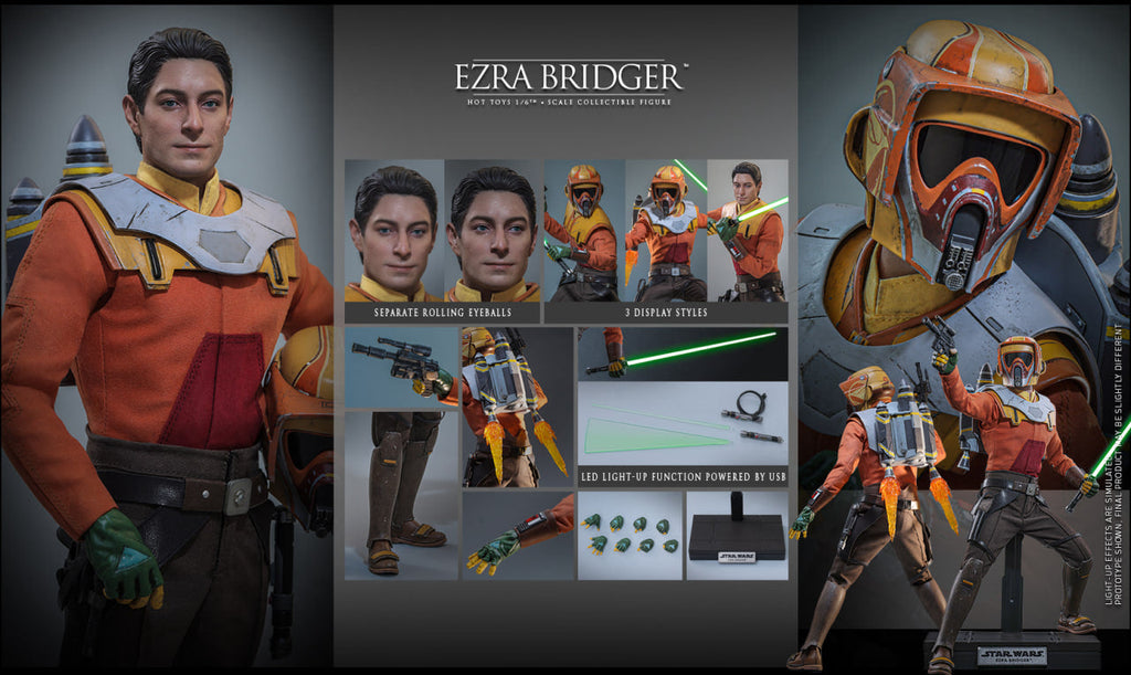 Preorder🔥Hot Toys TMS172 Star Wars: Rebels - Ezra Bridger 1/6th scale Collectible Figure
