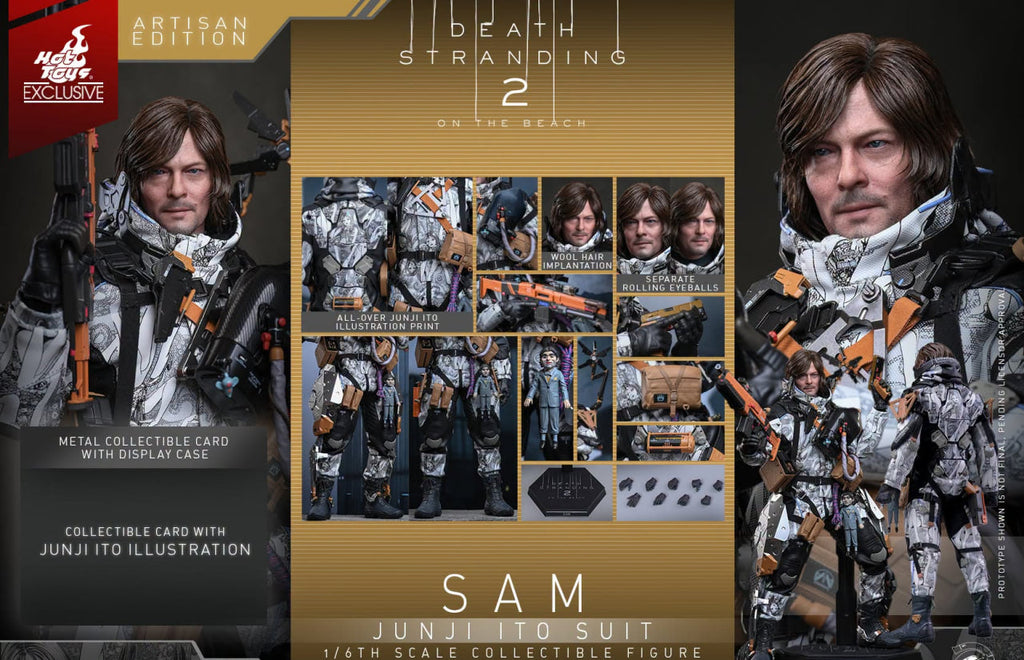 Preorder🔥Hot Toys VGM90AE Death Stranding 2: On the Beach Sam (Junji Ito Suit) (Artisan Edition) [Hot Toys Exclusive] 1/6th scale Collectible Figure