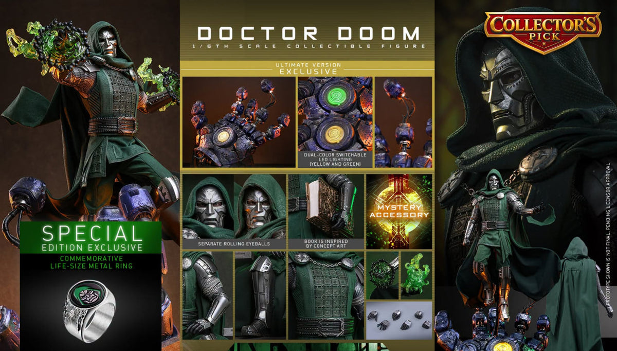 Preorder🔥Hot Toys MMS907b Avengers: Doomsday - 1/6th scale Doctor Doom (Deluex Special) (Ultimate Version)