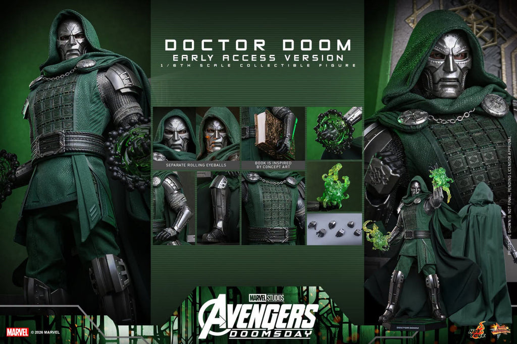 Preorder🔥Hot Toys MMS906 Avengers: Doomsday - 1/6th scale Doctor Doom Collectible Figure