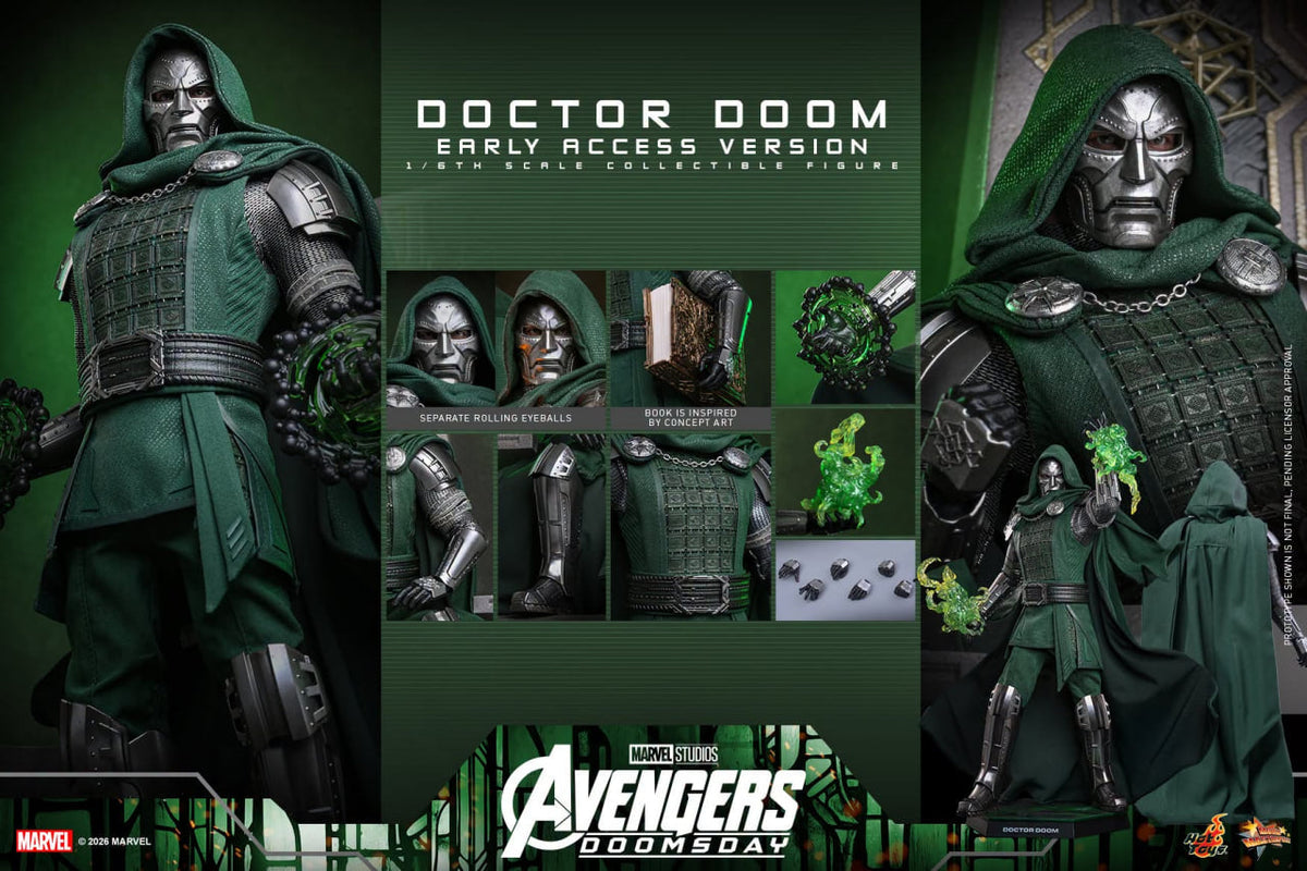 Preorder🔥Hot Toys MMS906 Avengers: Doomsday - 1/6th scale Doctor Doom Collectible Figure