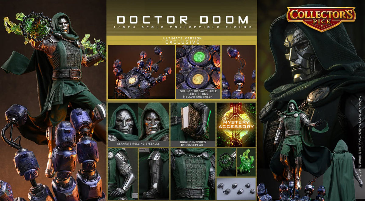 Preorder🔥Hot Toys MMS907 Avengers: Doomsday - 1/6th scale Doctor Doom (Deluxe Version) (Ultimate Version)