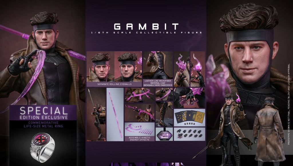 Preorder🔥Hot Toys MMS910B Avengers: Doomsday - 1/6th scale Gambit (Special Edition)